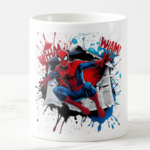 Skodelica-Spiderman skok