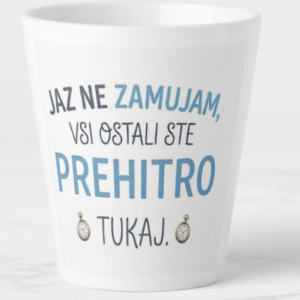 Skodelice za kavo s sarkazmom