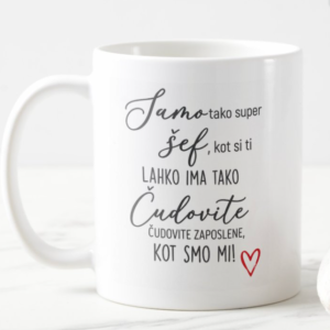 Skodelice za Šefe in Šefice